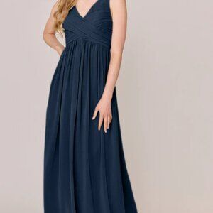 REVELRY Zoe Chiffon Romantic Blue Dress Size 6